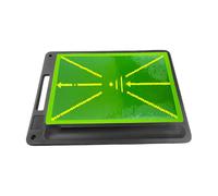 Tapis de golf pour l'entraînement en plein air | Entraîneur de putting de reconnaissance de chemin | Tapis de balançoire avec plateau de balle intégré | Équipement d'exercice de golf portable pour