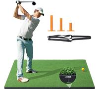 Tapis de golf - Tapis d'entraînement 152x152 cm - Aide à l'entraînement portable et pliable - Idéal pour les entraînements de golf