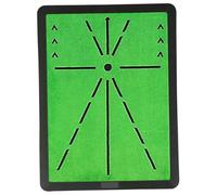 Tapis de Golf, Tapis d'entraînement avec Retour de trajectoire Swing, 30, 5 x 40, 6 cm, marquages Pratiques, Planche Divot en Velours avec Base en Caoutchouc antidérapante, pour Hommes et Femm
