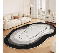 Tapis De Grande Taille De Forme Irrégulière, Moquette Épaisse Et Douce pour Le Salon, La Chambre, La Cuisine, Le Bureau, Tapis pour Chien Et Chat(Pattern D,160cmx230cm)
