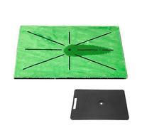 Tapis de grève de golf - Tapis d'entraînement de golf | Tapis de club de golf avec retour Swing Path | Tapis d'entraînement de golf intérieur et extérieur - Avec dos en caoutchouc - Pour des exercices