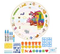 Tapis de gribouillage d'eau - Tapis de dessin d'eau pour tout-petits | Tapis de coloriage à l'eau créatif | No Mats de peinture à colorier en cas de catastrophe | Couleur Doodle Toy Portable Portable