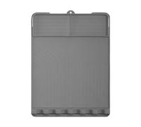 Tapis de gril en silicone extra large - Résistant à la chaleur - Support pour spatule de barbecue et plateau d'égouttement de graisse pour grille extérieure - Repose-ustensiles antidérapant
