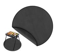 Tapis de grille - Protection pour pont ignifuge de 36 pouces, bouclier thermique pour barbecue, antiadhésif en fibre de, pour brasier d'extérieur, tapis résistant