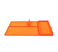 Tapis De Grilles Pour Grill A - Grille Non Foncée Et Tapis De Four | Porte De Spatule Grille Et Coussins De Protection Extérieur, Tapis De Protection À Gouttement Résistant Au C
