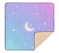 Tapis de gym et d'activités en mousse souple pour bébé résistant à l'eau et au ventre pour bébés et tout-petits, 127 x 127 cm