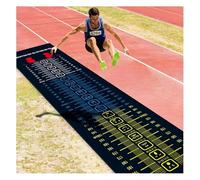 Tapis de gym, tapis saut en longueur, test d'entraînement au, mesure, appareil(Dark Blue)