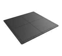 AKTIVE Tapis de Gymnastique Puzzle Fitness, Antidérapant, 60x60x1 cm, Noir
