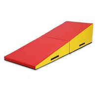 Tapis de gymnastique et de culbute acrobatique - Tapis d'exercice incliné pour pom-pom girl, danse, yoga et entraînement - Parfait pour adultes