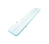 Tapis de Gymnastique Gonflable 6 m Piste d'Acrobatie avec Pompe Menthe