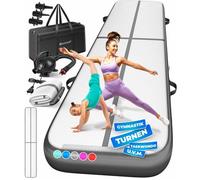 KESSER® Tapis de Gymnastique | Tapis de Fitness Gonflable Airtrack | Tapis de Gymnastique 3/4/5/6 m | Sac de Transport et Batterie électrique