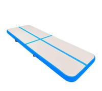 Tapis de gymnastique gonflable avec pompe - 300 x 100 x 10 cm - En PVC - Rose - Absorbe les chocs - Antidérapant - Imperméable - Pour yoga, judo, lutte, kickboxing et natation