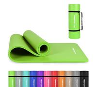 Tapis de gymnastique haut de gamme avec bandoulière + affiche d'exercice I 190 x 60, 80 ou 100 x 1,5 cm - tapis de yoga de différentes couleurs