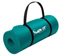 Matelas de gymnastique Movit Tapis de gymnastique 183cm x 60cm x 1,0cm, couleur au choix - - Couleur : Bleu pétrole - Taille : 183x60x1,0cm