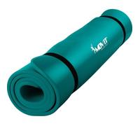MOVIT Tapis Gymnastique - Doux pour Peau, sans Phthalates, 190x100x1,5cm, en Bleu Pétrole - Musculation, Fitness