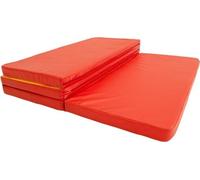 Tapis de gymnastique pliable Gamma 200x100x8 cm - 4 pièces rouge/jaune