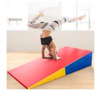 Tapis de gymnastique pliable - Inclinaison durable pour l'entraînement à la maison et le développement des compétences