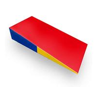 Tapis de gymnastique pliable incliné - Rampe de culbute acrobatique pour enfants, entraînement à la maison et à la salle de sport, parfait pour le développement des compétences, équipement d'exercice