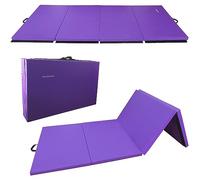Tapis de gymnastique pliable multi-usages 122 x 20 x 5 cm - Haute densité - Anti-déchirure - Plusieurs couleurs disponibles