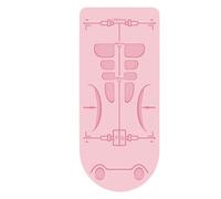 Tapis de gymnastique pour abdominaux - Antidérapant - Isolation acoustique - Protège les articulations - Tapis d'entraînement pour Pilates, saut, ventre, yoga, entraînement au sol