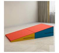 Tapis de gymnastique - Tapis de fromage pliable incliné pour exercice à domicile et aérobic avec poignées de transport