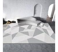 Tapis de Jardin extérieur géométrique Moderne 140x200CM Tapis Gris pour Salon et Salle de Jeux pour Enfants Accessoires de Maison élégants à Vendre