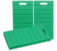 Tapis De Jardinage En Lot De 3, Coussin Pour Genoux Pratique, Garage, Protection, Hlp : 4 X 39,5 X 20 Cm, Vert - Relaxdays