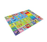 Tapis de jeu, 120 x 160 cm, tapis éducatif pour tout-petits, pour apprendre l'alphabet, les animaux, les formes, les couleurs, convient pour la salle de jeux, la chambre à coucher, la maternelle ou