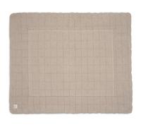 Jollein Tapis de Jeu Bébé - Box Teddy - Warm Sand - Pour Parc Bébé - 75x95 cm - Certifiée OEKO-TEX - Doux et Moelleux - Tapis d’Éveil