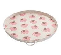 Tapis de jeu 3 Sprouts Eléphant Rose Rose G