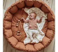play&go® Tapis d'éveil 2en1 Bloom tawny brown Ø130 cm