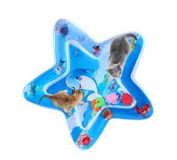 Tapis de jeu à eau avec capteur pour chat | Tapis d'eau gonflable pour chats, tapis de refroidissement pour animaux de compagnie, tapis de capteur d'eau innovant avec poisson, tapis gonflable pour