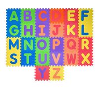 Tapis de jeu ABC en mousse Tapis de sol avec alphabet embotable pour enfants, bbs, tout-petits 26 carreaux doux pour l'exercice 30,5 x 30,