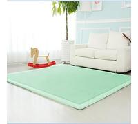 Tapis de jeu antidérapant en velours corail pour chambre à coucher, salle de classe, intérieur doux, moderne, taille XL, 100 x 200 cm