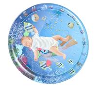 Tapis De Jeu Aquatique Pour 's - 100x80cm PVC Gonflable Sensoriel Tapis D'Éveil | Animal Océan Éclaboussure Tapis D'eau Temps Du Ventre | Jouet De Piscine D'entraînement De Patting De | Centre