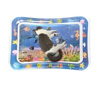 Tapis de jeu aquatique pour, tapis de jeu sensoriel aquatique | Tapis d'eau gonflable épaissi pour chat et chien,Tapis sensoriel d'eau, jeu avec du poisson pour, tapis de capteur d'eau, jouet sensor