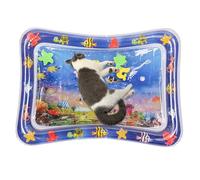 Tapis de jeu aquatique pour, tapis de jeu sensoriel aquatique - Tapis d'eau gonflable épaissi pour chat et chien | Tapis de jeu pour animaux de compagnie avec poisson, thème océan, jouet sensoriel, t