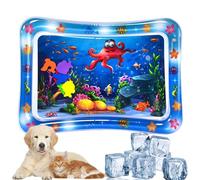 Tapis De Jeu Avec Capteur D'eau Pour Chats - Tapis De Jeu Avec Capteur D'eau Épaissis | Tapis De Centre D'activité Thème Océan 50 X 70 Cm Pour La Motricité Fine