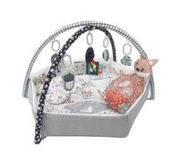 Milly Mally Tapis éducatif bébé 5in1 Minky – Développement sensoriel, jeu sûr, support moteur