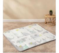 Tapis de jeu bébé en mousse XPE épaisse 1 5 cm rectangulaire 200x150 cm réversible motifs animaux parc pliable