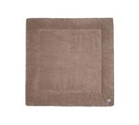 Tapis de Jeu Bébé Jollein - Cloudy Rib - Milky Coffee - Pour Parc Bébé - 100x100 cm - Certifiée OEKO-TEX - Tapis d’Éveil
