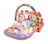 Tapis de jeu bébé, Tapis de jeu pour bébé tout-petit, de ronds multifonctionnels de temps de ventre, cadeau de développement précoce de centre d'activité musicale pour les nourrissons nouvea