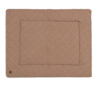Tapis de jeu check knit biscuit (75 x 95 cm)