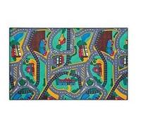 Tapis de jeu circuit pour voiture 67 x 100 cm (1992) Multicolore G