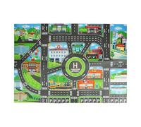 Tapis de Jeu City Road - 83 x 55,9 cm - Tapis de Jeu pour, Tapis éducatif avec Carte de stationnement, Aire de Jeu, Salon d'apprentissage | Tapis de Sol interactif pour Chambre à Coucher