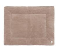 Jollein Tapis de Jeu Bébé - Cloudy Rib - Milky Coffee - Pour Parc Bébé - 75x95 cm - Certifiée OEKO-TEX - Tapis d’Éveil