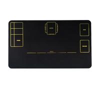 Tapis de Jeu de Cartes Compatible avec Pokémon TCG Noir Holo 61 cm x 35,5 cm