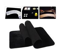 Tapis De Jeu De Cartes De Poker Professionnel, 40x30cm, Noir, Tours De Magie, Accessoires De Magicien, Jouet, Pièce D'illusion