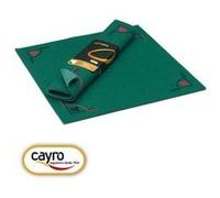 Tapis De Jeu De Cartes En Feutre Vert 50 X 50 Cm Vert G