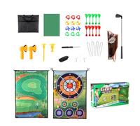 Tapis de Jeu de Golf Chipping, Jeu de Golf Chip and Stick | Tapis d'entraînement de Frappe de de précision | Kit Complet de Tapis d'entraînement de, Grand de fléchettes Amusant